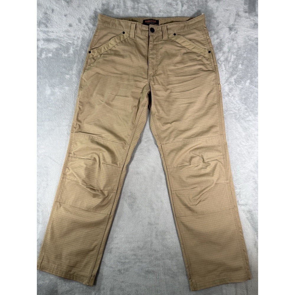 Ridgecut Pants Men's 36x32 Tan Carpenter Ripstop Workwear